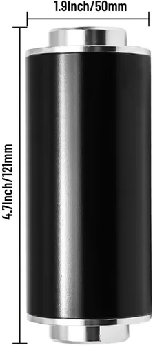 Miniatura 4 de Filtro de combustible en línea de 2.283 in de 30 micrones 6AN 8AN 10AN Aluminio Combustible/Gas/Accesorios de adaptador de filtro de gasolina