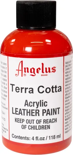 Miniatura 101 de Angelus - Pintura acrílica para cuero, 4 Fl Oz, color blanco - Pintura para cuero profesional flexible, resistente a grietas, arañazos