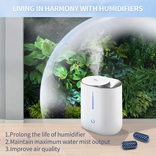 Miniatura 6 de [Mejorar] Paquete de 20 cartuchos de desmineralización para humidificador compatibles con HoMedics Total-Comfort Humidificador ultrasónico