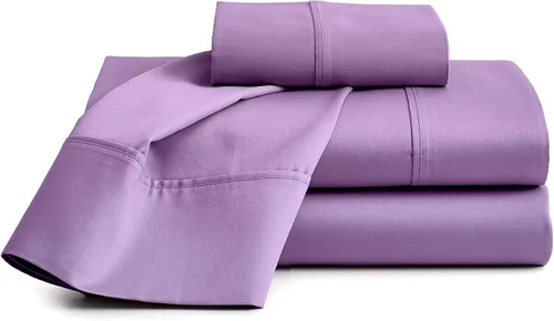 Miniatura 15 de Sábanas de cama 100% algodón orgánico de bolsillo extra profundo, tamaño individual, color burdeos, sábanas orgánicas de 1000 hilos, sábanas