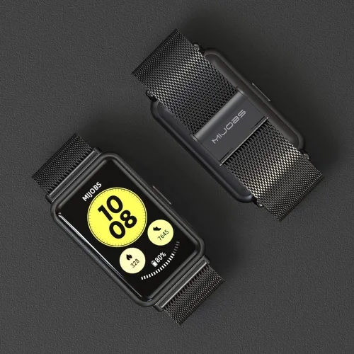 Miniatura 3 de 3Chome Correa compatible con Huawei Watch Fit Smartwatch, pulsera de acero inoxidable para Huawei Watch Fit