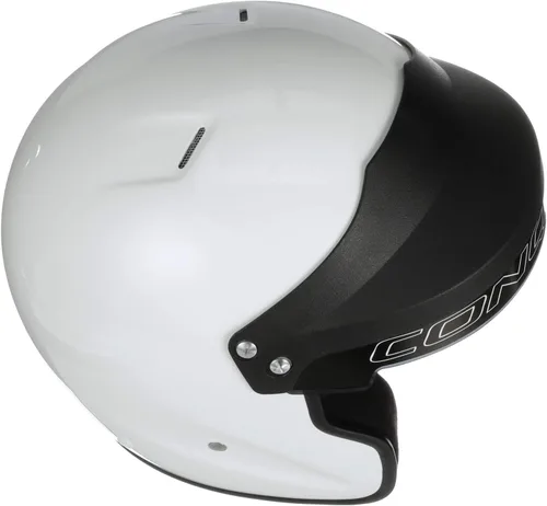 Miniatura 3 de Conquer Snell SA2025 - Casco de carreras de auto de cara abierta aprobado - Adulto Hombres Mujeres Jóvenes - (Negro / Blanco / Plata)