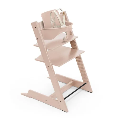 Miniatura 7 de Stokke - Silla alta Tripp Trapp 2, Whitewash - Incluye silla + juego de bebé con arnés extraíble para niños de 6 a 36 meses - Ajustable, ergonómica
