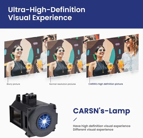 Miniatura 3 de CARSN NP13LP/NP18LP 60002853 con NEC NP110 NP115 NP210 NP215 NP216 NP115G3D V230X V260W V260X NP110+ NP110G NP115+ Lámpara Bilb Proyector