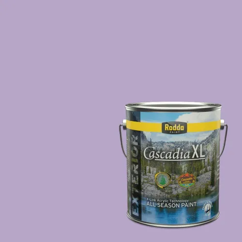 Miniatura 41 de Rodda Paint CASCADIA XL Pintura e imprimación de satén exterior en uno, cuarto de galón, bikini lavanda