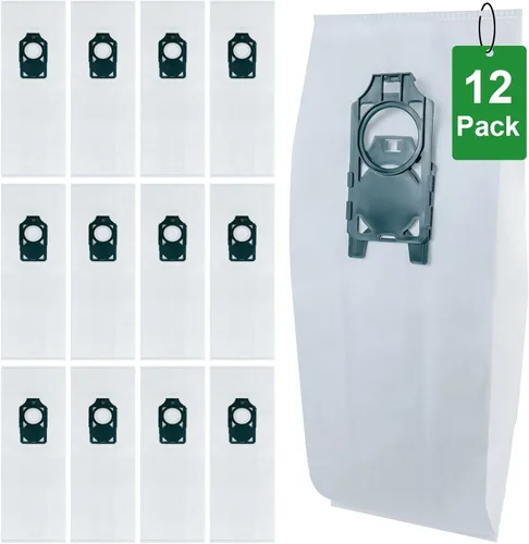 Paquete de 12 bolsas de repuesto HEPA RLH-6 para aspiradoras verticales Riccar SupraLite R10S R10D R10O R10SAND Simplicity Freedom R10S R10D S10P