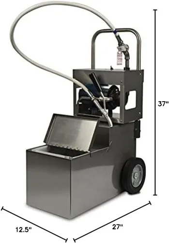Miniatura 4 de MirOil MOD0640 Máquina de filtro de aceite, sistema portátil de máquina de filtración de aceite, extiende la vida útil de la grasa para restaurante