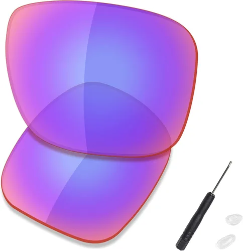 Miniatura 15 de SAUCER Premium Replacement Lenses & H20 Screwdriver & Nose Pieces for Oakley Holbrook Metal OO4123 UV400 Protection