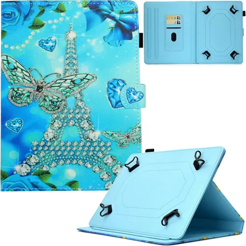 Miniatura 21 de Funda universal para tablet de 9.0 a 10.5 pulgadas, ranuras para tarjetas para iPad 9.7/iPad 10.2/iPad 10.5/Galaxy Tab 3 10.1/Tab 4 10.1/Tab S3 Oso