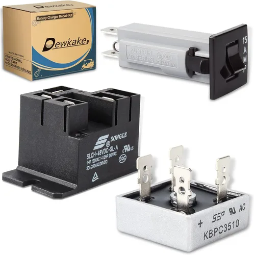 Club Car Battery Charger Repair Kit for 48V Powerdrive 1 & 2 Battery Charge, OEM# 17930/22110