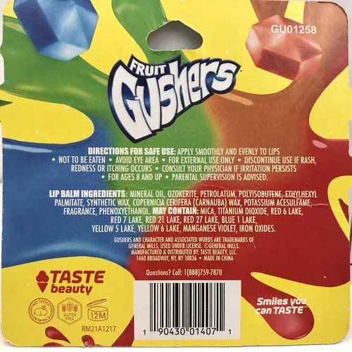 Miniatura 2 de Taste Beauty Bálsamo labial Gushers Tropical Flavors, 1 bálsamo labial