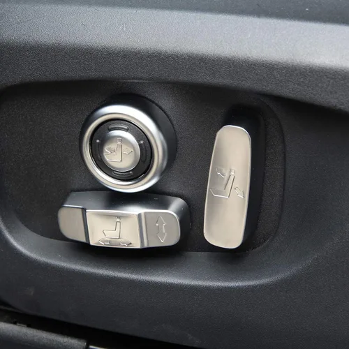 Miniatura 3 de YIWANG 4 piezas de accesorios de cubierta de botón de ajuste de asiento para Land Rover Range Rover Sport, Evoque, RangeRover Vogue 2016-2019