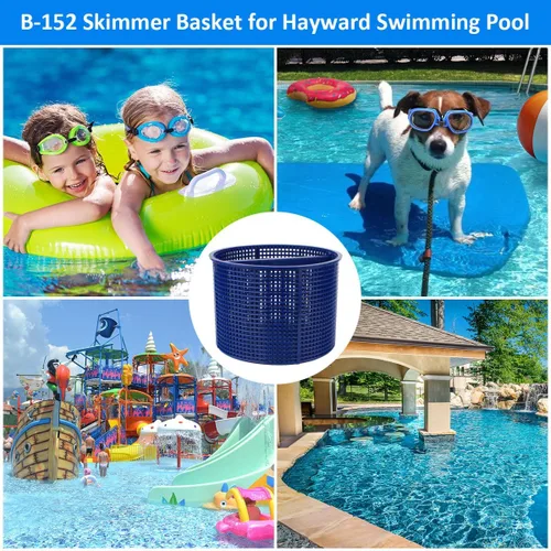 Miniatura 7 de B-152 Cesta De Repuesto Para Hayward Piscina Skimmer Basket SPX1082CA 1082CA 7" B152 - Azul