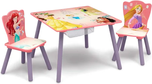 Miniatura 8 de Delta Children - Juego de mesa y sillas para niños con almacenamiento Disney Frozen II