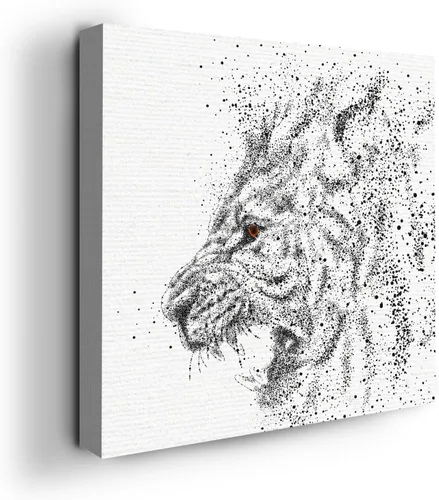 Miniatura 58 de Mavis Print - Lienzo decorativo para pared con diseño de conejo/conejo, 36 x 36 pulgadas, decoración de pared de animales impresos en HD y marco
