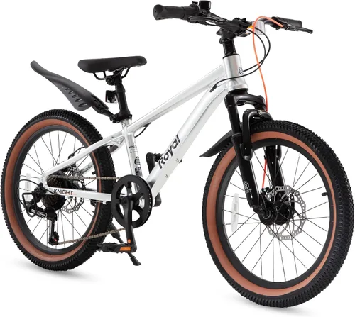 Miniatura 13 de RoyalBaby Bicicleta de montaña para niños y niñas, bicicleta ultraligera de aluminio con ruedas de 20 a 26 pulgadas para niños de 6 a 14 años