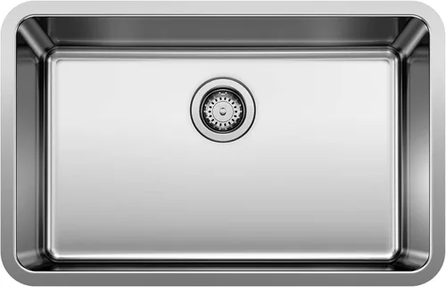 Miniatura 8 de BLANCO, Fregadero de cocina de acero inoxidable 442768 FORMERA 50/50 con doble tazón, 33 x 18 pulgadas