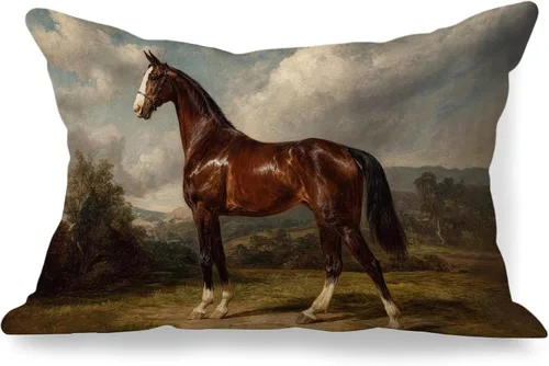 Miniatura 11 de Fundas de almohada de 12 x 20 pulgadas, regalos para amantes de los caballos, fundas de almohada lumbares decorativas para el hogar, sala de estar