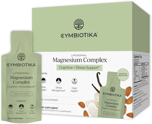Complejo de Magnesio Liposomal Cymbiotika – Promueve la relajación, el sueño reparador y la salud del corazón y el cerebro – Fórmula altamente