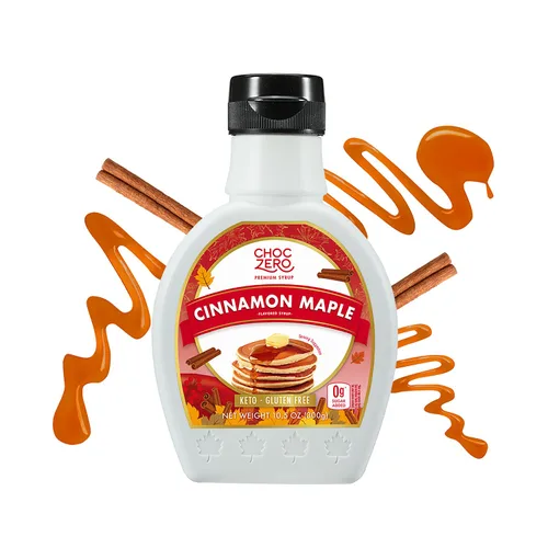 Miniatura 7 de ChocZero Jarabe de Arce, Sin Azúcar, Bajo en Carbohidratos, Sin Alcohol de Azúcar, Sin Gluten, Sin Conservantes, Jarabe de Cobertura para Postres
