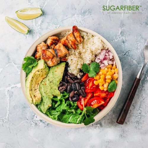 Miniatura 8 de [500 SET]Harvest Pack 32 oz Round Compostable Bowls with Flat Lids, Heavy-Duty Eco-Friendly Disposable Bagasse Paper Bowl for Meal Prep, Made of