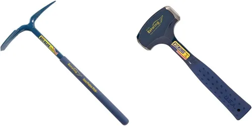 Estwing GP-100 Geologist Paleo Pick y - BL353 Martillo de perforación/grieta - Trineo de 3 libras con construcción de acero forjado y agarre de