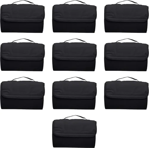 Miniatura 18 de DISCOUNT PROMOS Juego de 10/50/100 mantas de pícnic enrollables, paquete personalizado a granel, ideal para camping, picnic, playa, deportes al aire