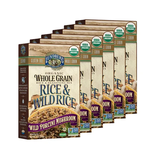 Miniatura 15 de Lundberg Family Farms - Arroz orgánico de grano entero y arroz silvestre, ajo y albahaca, guarnición, básico de despensa, 100% grano entero, sin