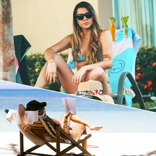Miniatura 4 de Juego de 2 clips para toallas de playa, pinzas para toallas de cerveza para sillas de playa, divertidas pinzas de ropa resistentes al viento