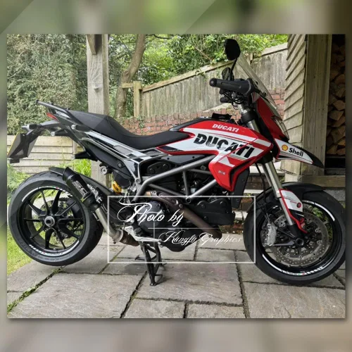 Miniatura 2 de Kit de adhesivos personalizados para Hypermotard Hyperstrada 821 2013 2014 2015 2016, DCTHYMS1318003-KO