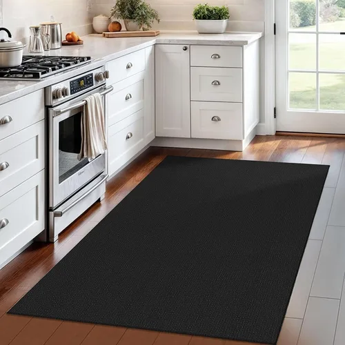 Miniatura 7 de IOHOUZE Alfombra de Área Lavable 4x6 Antideslizante con Respaldo de Goma Alfombras Tejidas para Entrada Interior Alfombras de Dormitorio Alfombra