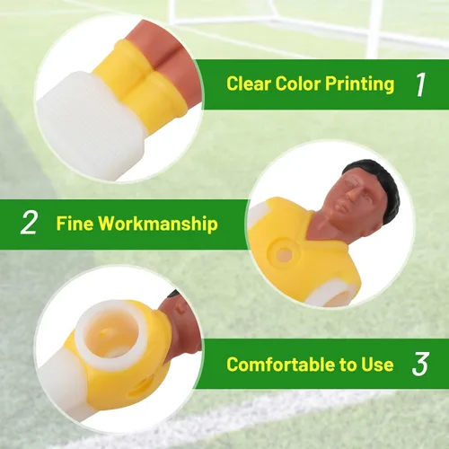 Miniatura 2 de Foosball Hombres Set Futbolín Jugador de Mesa de Fútbol Jugadores de Fútbol Piezas Jugador de Futbol
