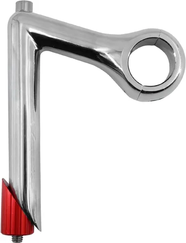 Miniatura 4 de Aleación de aluminio galvanizado Bicicleta Quill Stem Completo CNC Rectificado Clásico Vintage Bicicleta Vástago 1.252 in Plateado