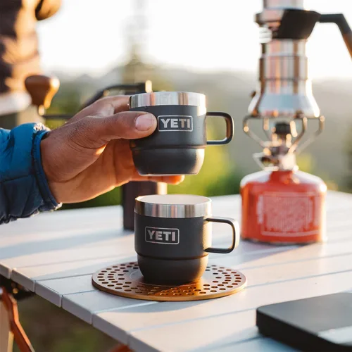 Miniatura 7 de YETI Rambler - Taza apilable de 6 oz, de acero inoxidable, aislada al vacío para espresso/café, paquete de 2 Azul marino