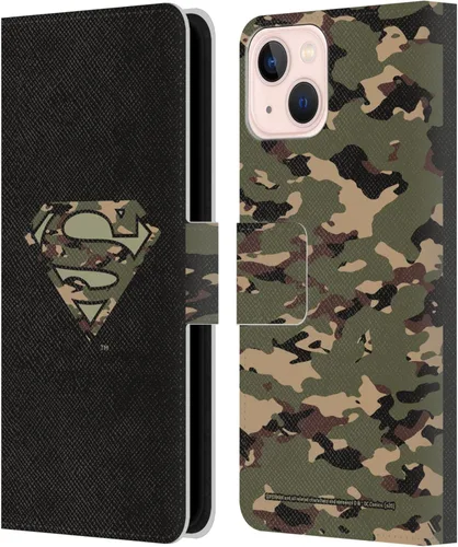 Miniatura 9 de Head Case Designs Funda de piel con licencia oficial de Superman DC Comics con logotipos negros y rojos compatible con Apple iPhone 11