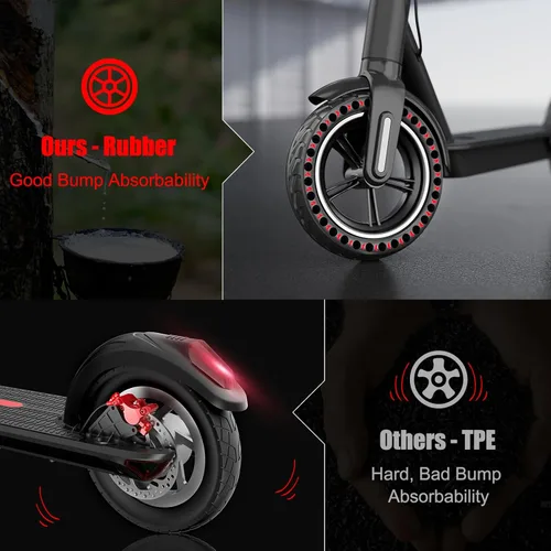 Miniatura 5 de Cooryda Neumático sólido para Xiaomi m365 Scooter eléctrico Mijia m365 pro/gotrax gxl V2/XR, 8.5 pulgadas Scooter eléctrico Ruedas 8 1/2 ''Honeycomb