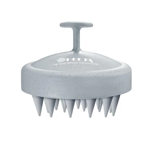 HEETA Masajeador de cuero cabelludo para el crecimiento del cabello, cepillo exfoliante de champú de silicona suave para exfoliación, eliminación de