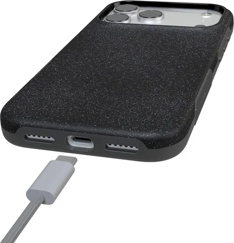 Miniatura 5 de Casely Funda para iPhone 17 Pro Max Ónix de medianoche Negro brillante Compatible con MagSafe Diseño protector audaz Ónix de medianoche