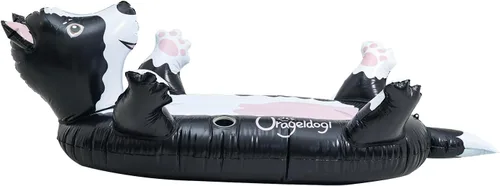 Miniatura 5 de Flotador inflable de verano para perros negros, para adolescentes, adultos y mascotas