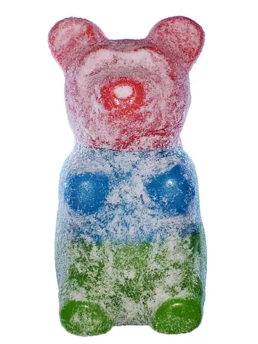 The Gummy Bear Guy Ositos de gomita de fama mundial (TM) | Oso de goma más grande del mundo agrio - Cereza/Frambuesa azul/manzana verde