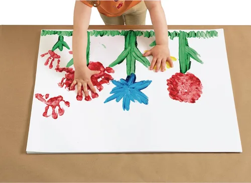 Miniatura 9 de Colorations Pinturas lavables para dedos, 16 fl oz, blancas, no tóxicas, cremosas, vibrantes, pintura para niños, manualidades, pasatiempos, Blanco