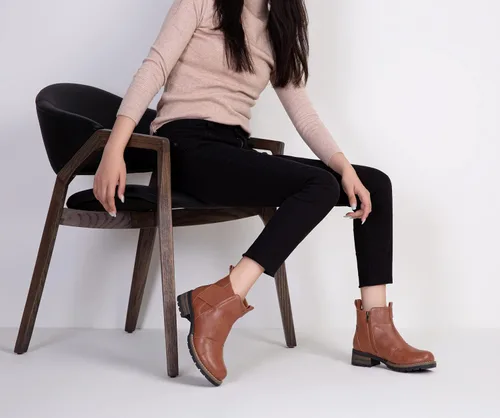 Miniatura 2 de Jeossy Botas de tobillo 9007 cómodas Chelsea de tacón bajo para mujer
