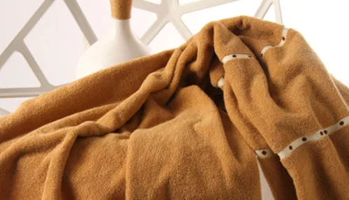 Miniatura 3 de HiiBaby 4320 - Toallas de baño unisex marrón/beige, tamaño grande, 70.9 in x 31.5 in, 100% algodón, producto de primera clase, absorbe el sudor