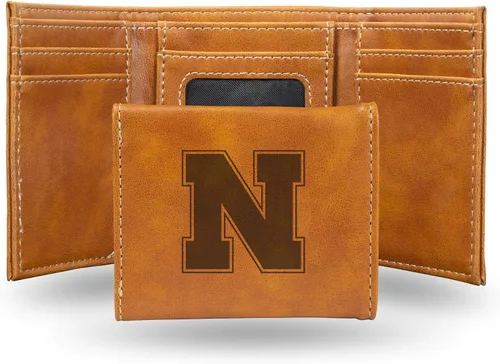 Miniatura 95 de NCAA Rico Industries - Billetera triple grabada con láser, con grabado láser, accesorio para hombre