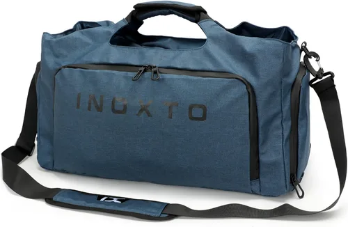 Bolsa de gimnasio deportiva de 35 litros para hombres y mujeres, bolsa de viaje impermeable con compartimento para zapatos y bolsillo húmedo, bolsa