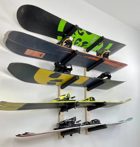 Miniatura 2 de Soporte de pared para snowboard (soportes para 5 tablas)
