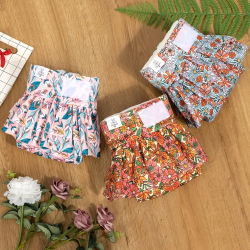 Miniatura 8 de CuteBone Pañales para perras con faldas, paquete de 3 vestidos reutilizables para cachorros, pantalones para el período de ciclo de calor QBD12S
