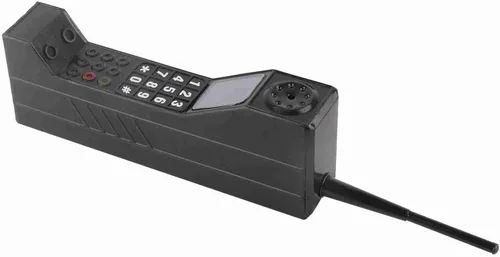Miniatura 7 de Adorno retro de ladrillo para teléfono celular, modelo vintage de teléfono celular, adornos de simulación a la antigua moda (negro), Negro -, Vintage