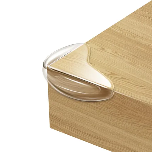 Miniatura 9 de Paquete de 20 protectores de esquina para bebé, protector de esquina transparente para muebles de esquina y borde, amortiguador para bordes de mesa