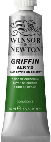 Miniatura 35 de Winsor & Newton Griffin Alkyd - Pintura al óleo de secado rápido, tubo de 1.25 onzas líquidas, Siena quemada